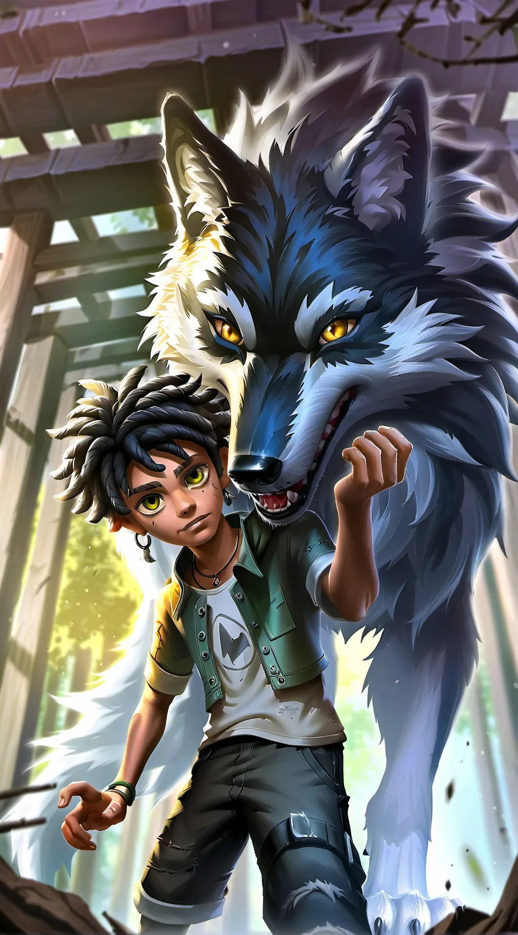 ai character: Andrew  background