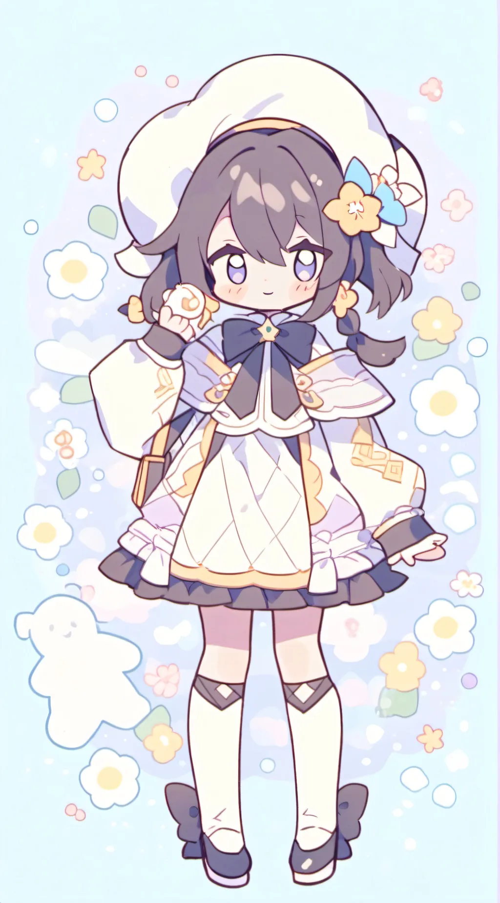 ai character: miss bloomie background