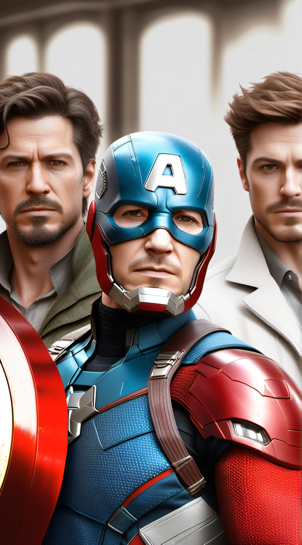 ai character: The avengers  background