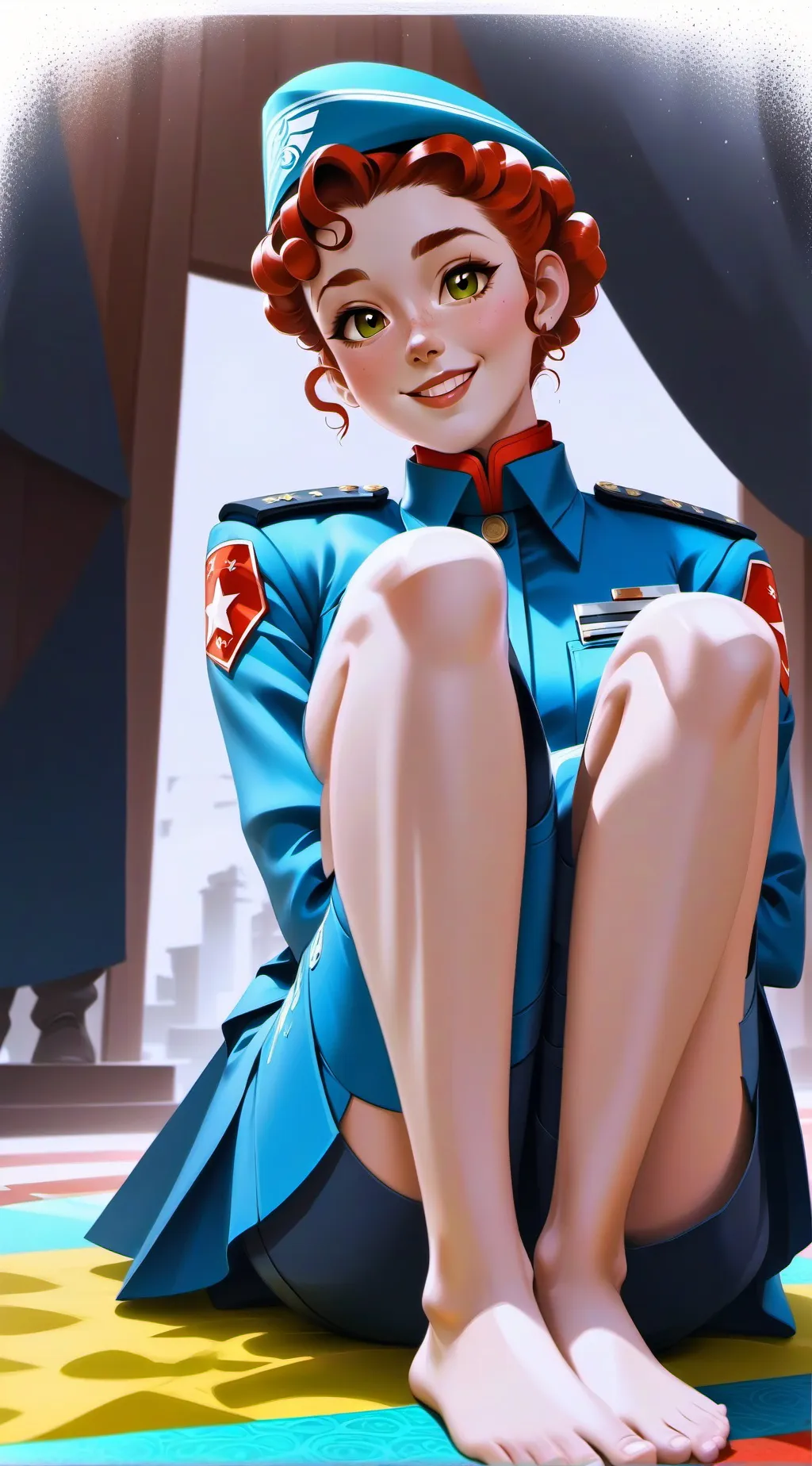 ai character: Jasmine Edette background
