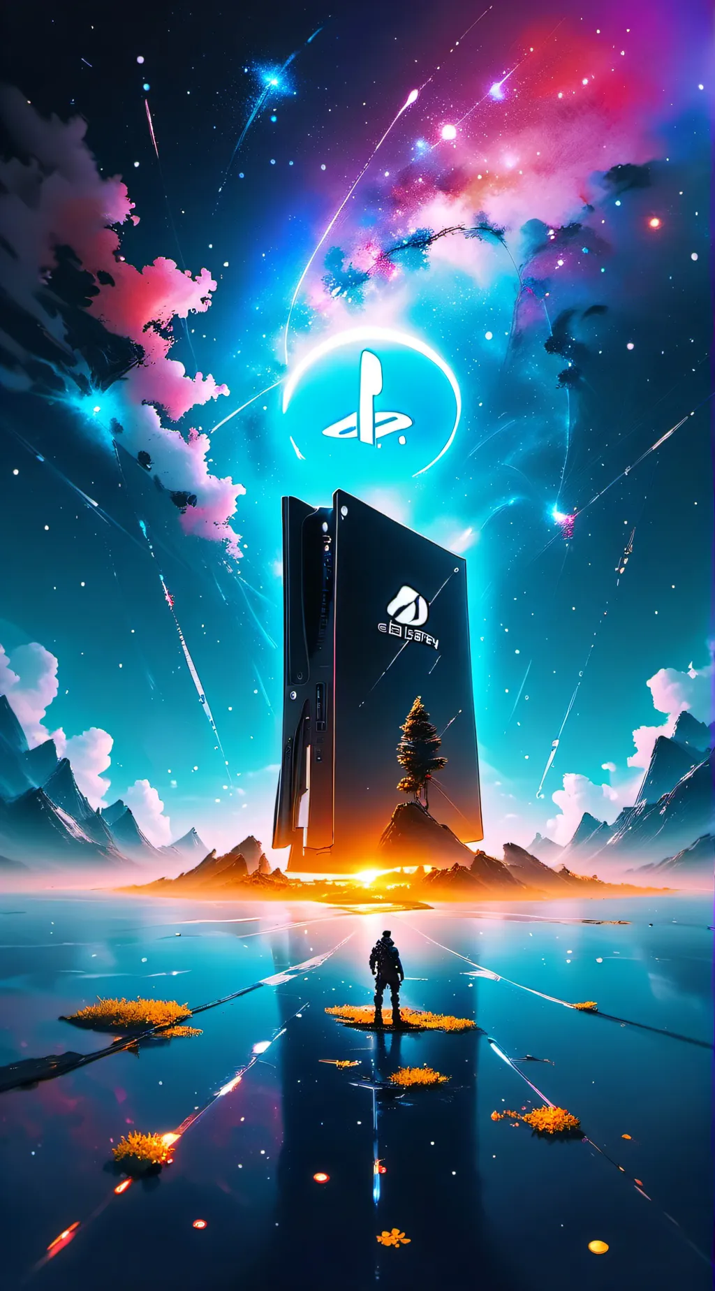 ai character: Ps5 background