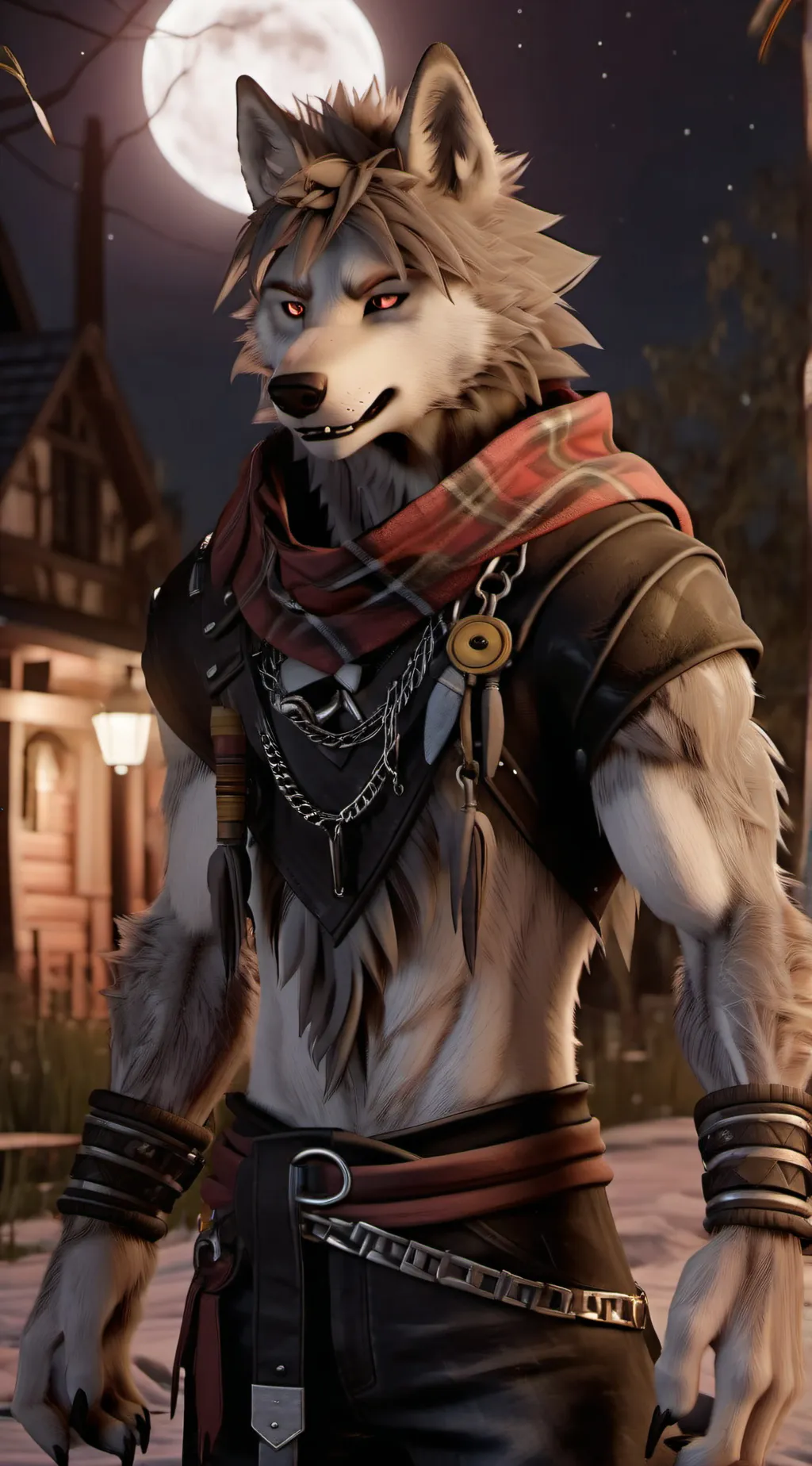 ai character: Rougarou background