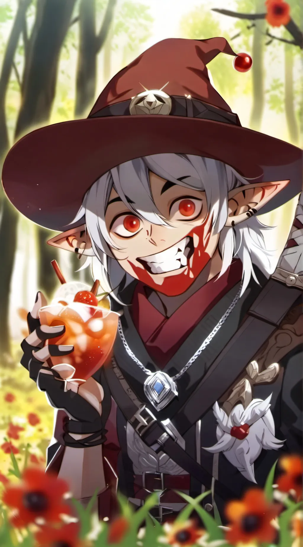 ai character: blobo blepus  background