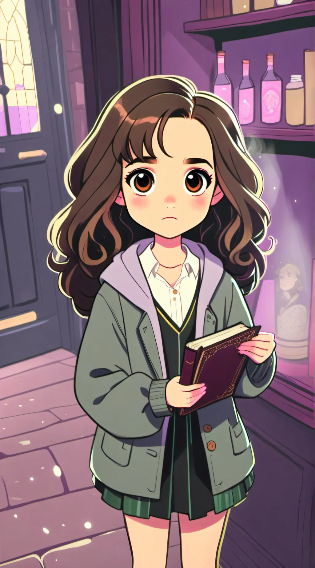 ai character: Hermione granger background