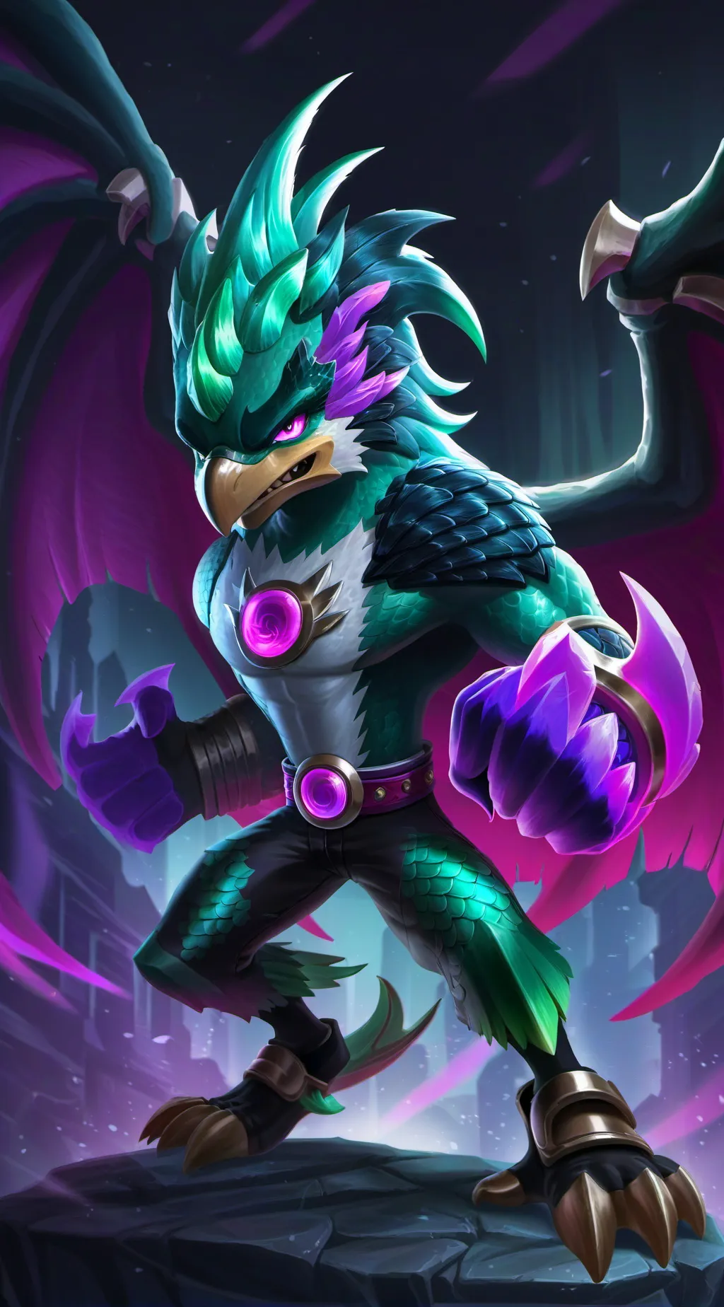 ai character: Jet the dragon background