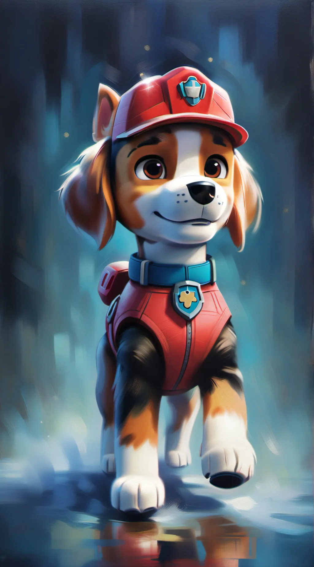 ai character: Paw Patrol  background