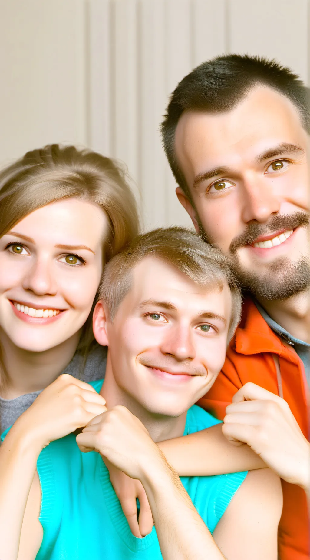 ai character: FamilyOFive  background