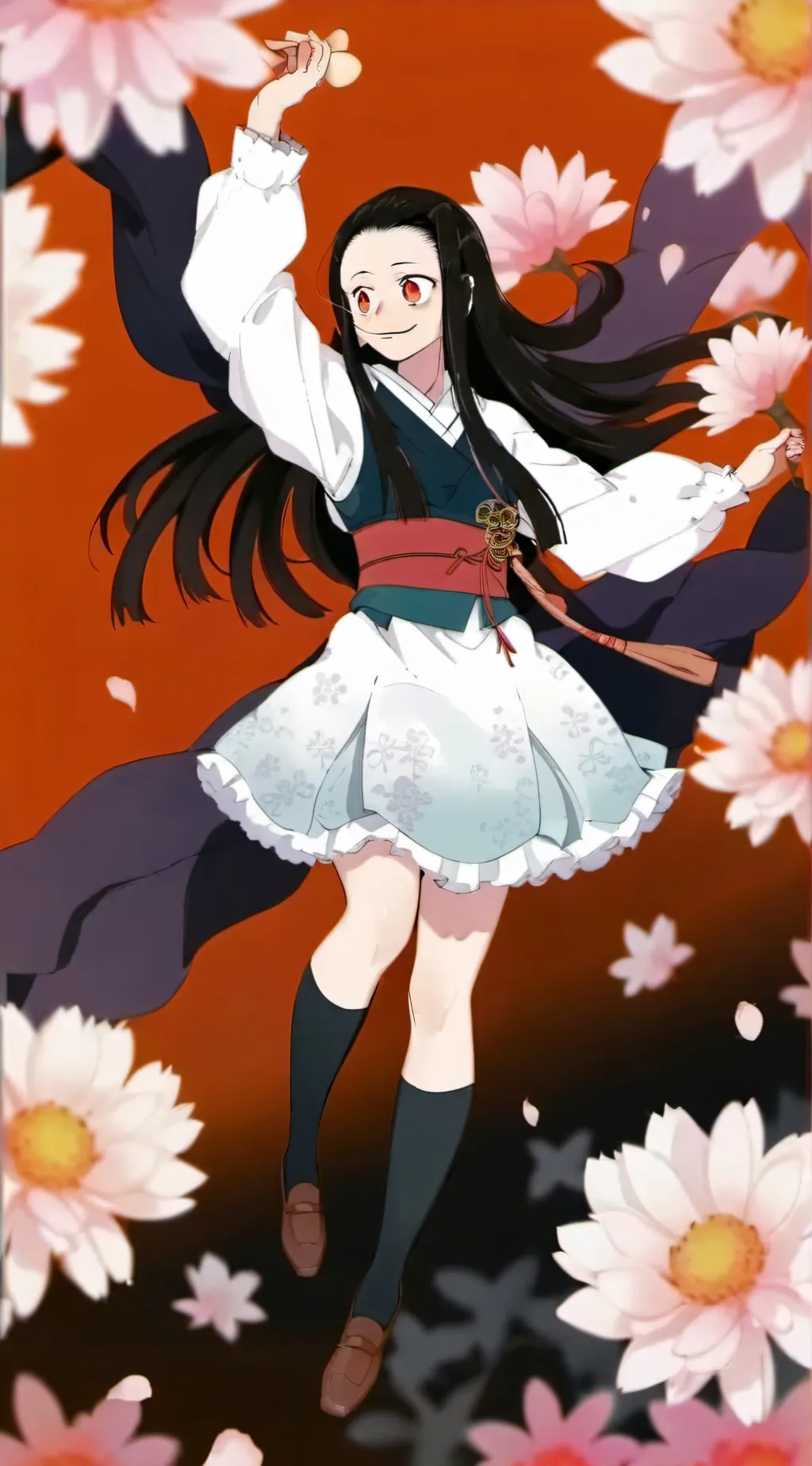 ai character: Nezuko VR background