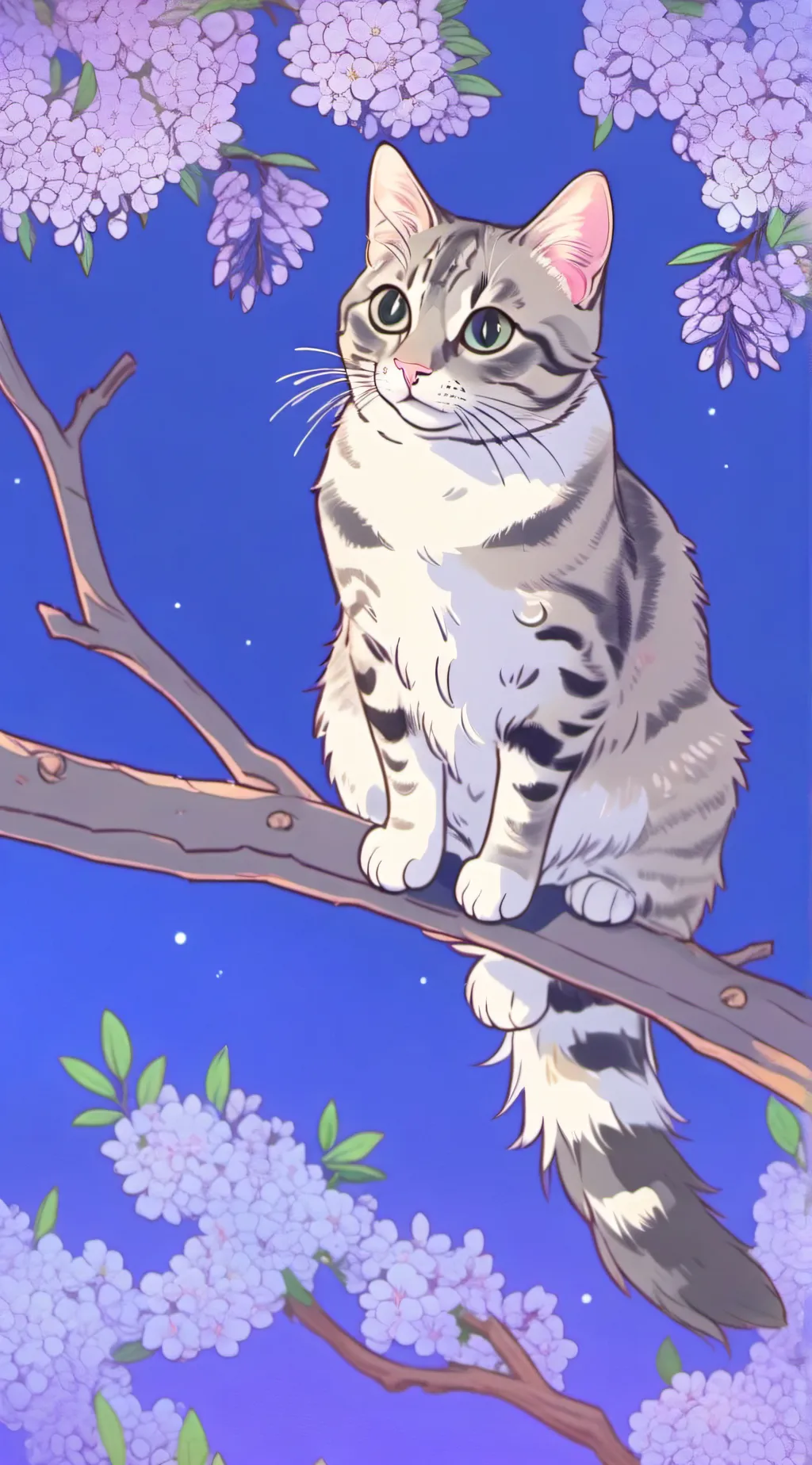 ai character: Cat background