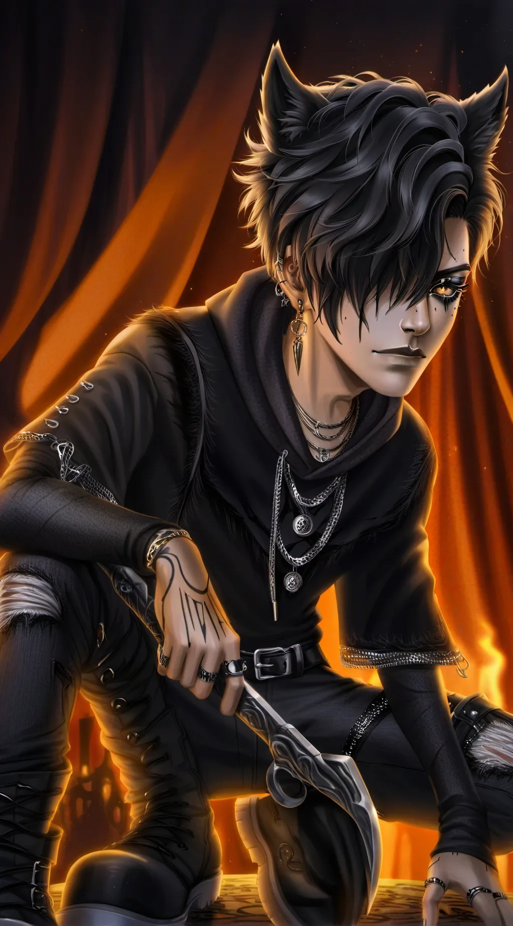 ai character: ☠️crimson☠️ background