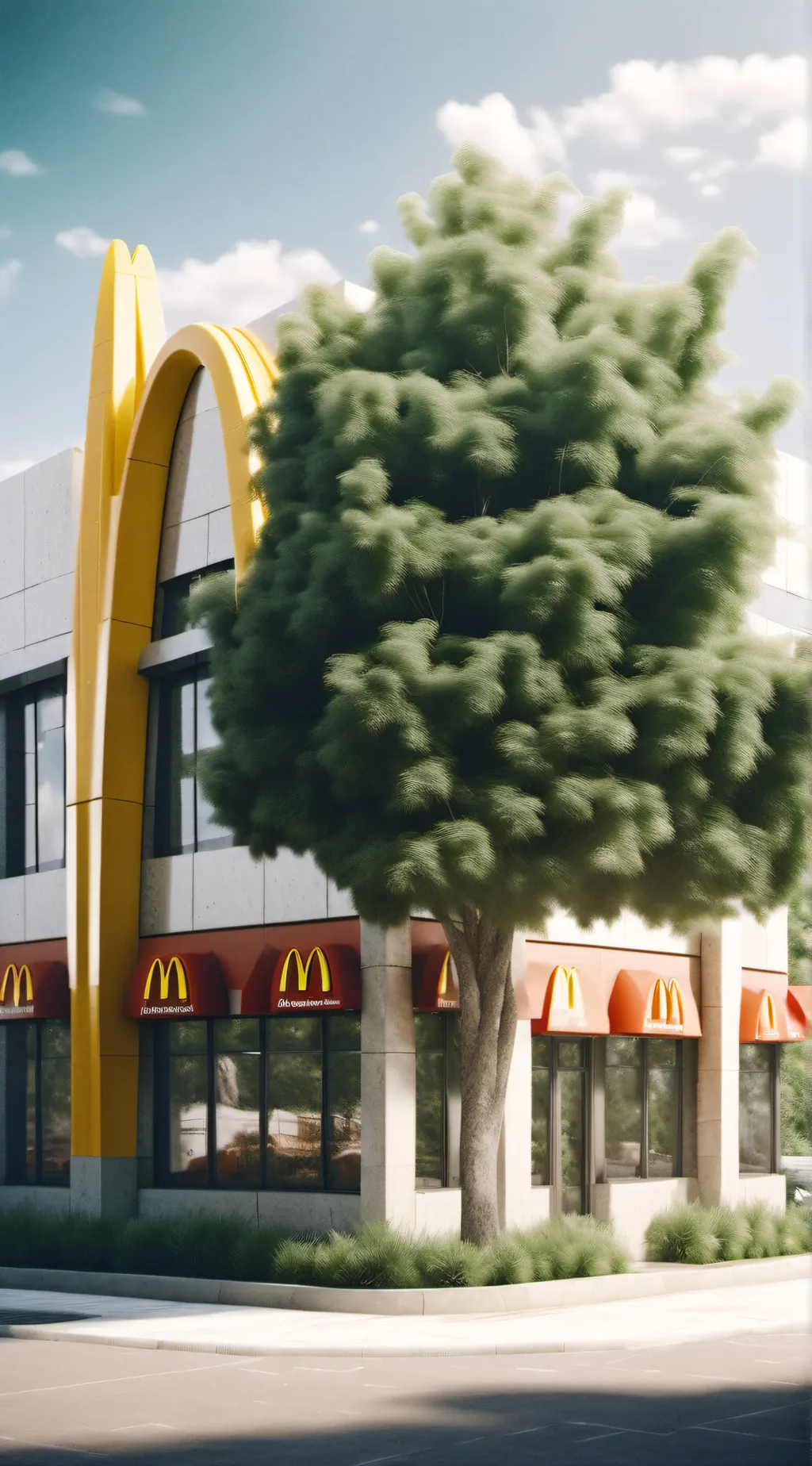 ai character: Mcdonalds background