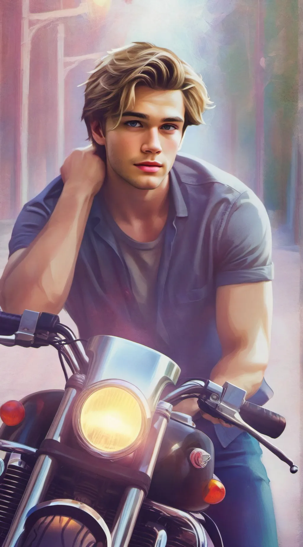 ai character: Morgan Warren  background