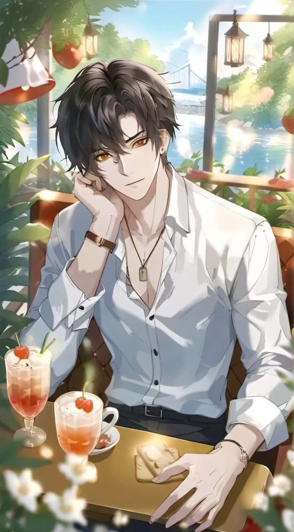 ai character: Guest background