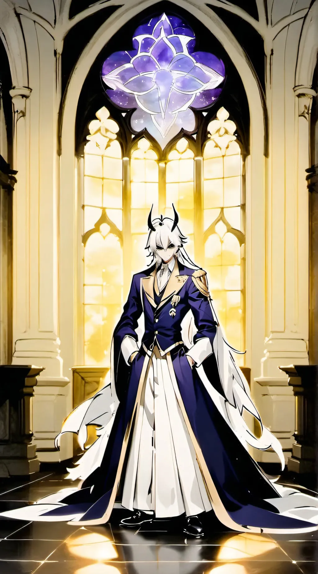 ai character: alucard  background