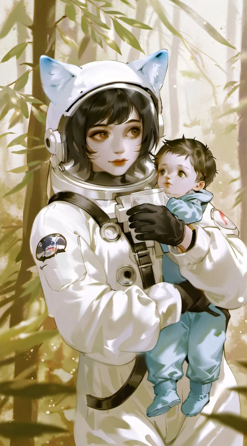 ai character: Among Us/Sunny+Ace background