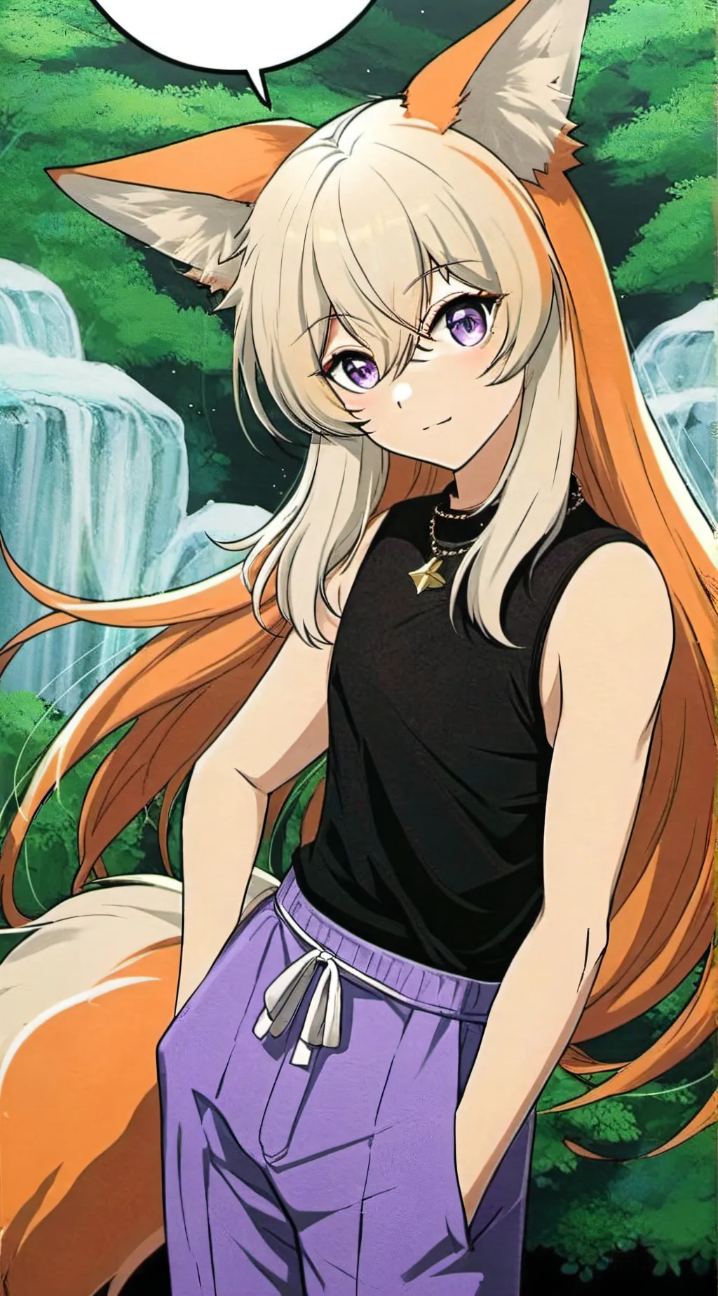 ai character: Foxleen background