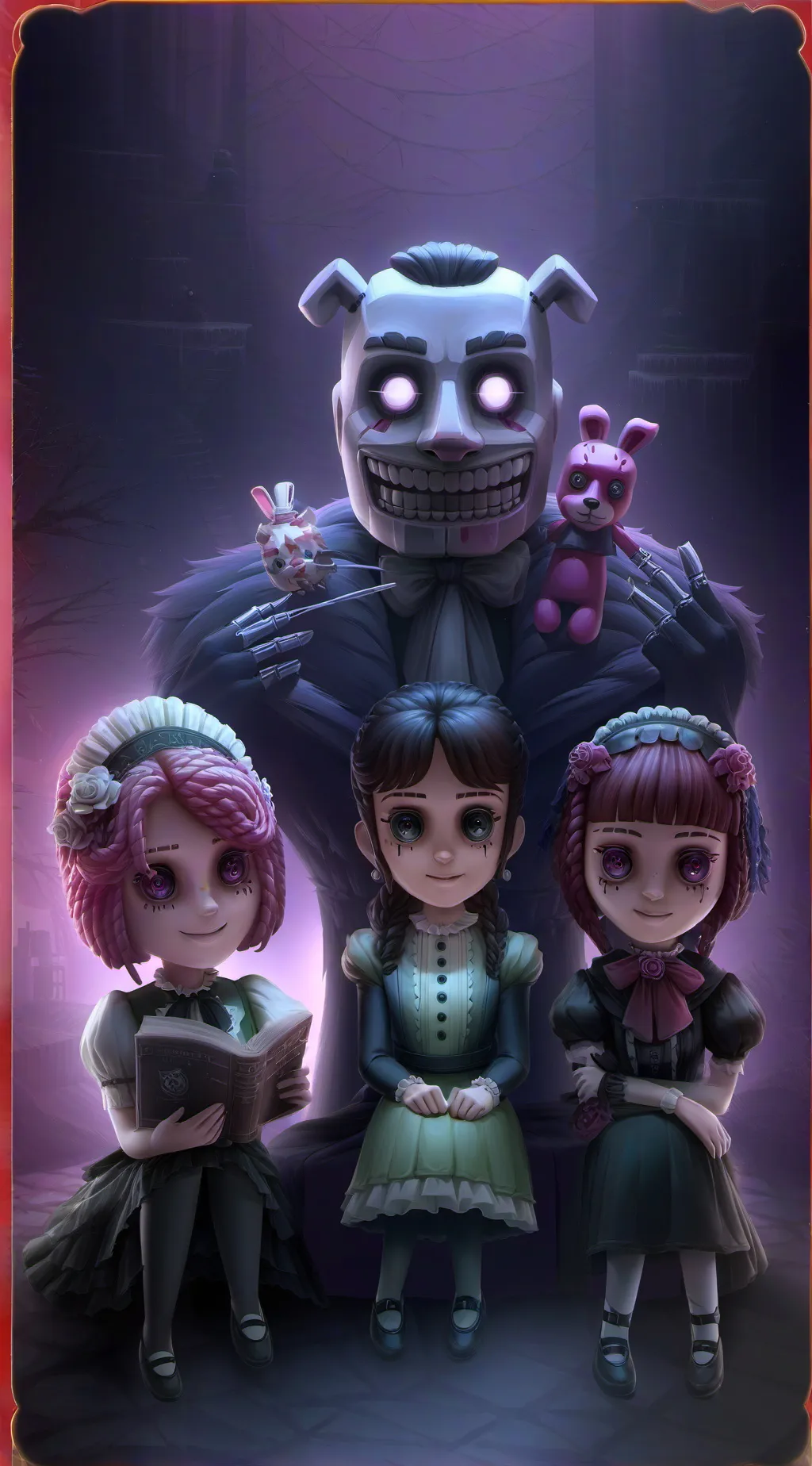ai character: Afton Family background