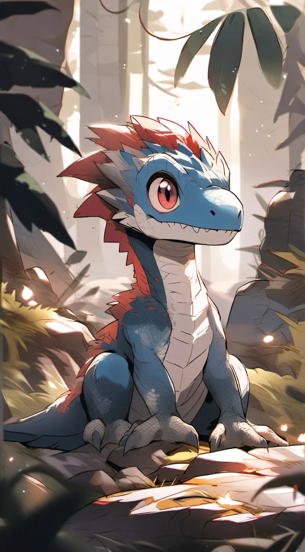 Talkie AI - Chat with Baby Velociraptor 