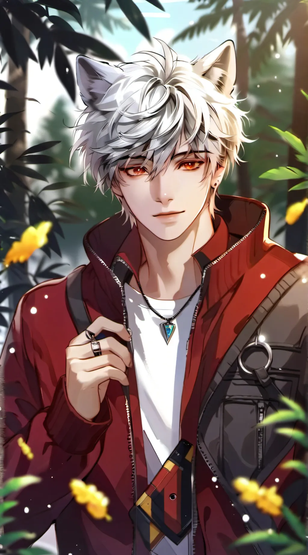 ai character: Focus background