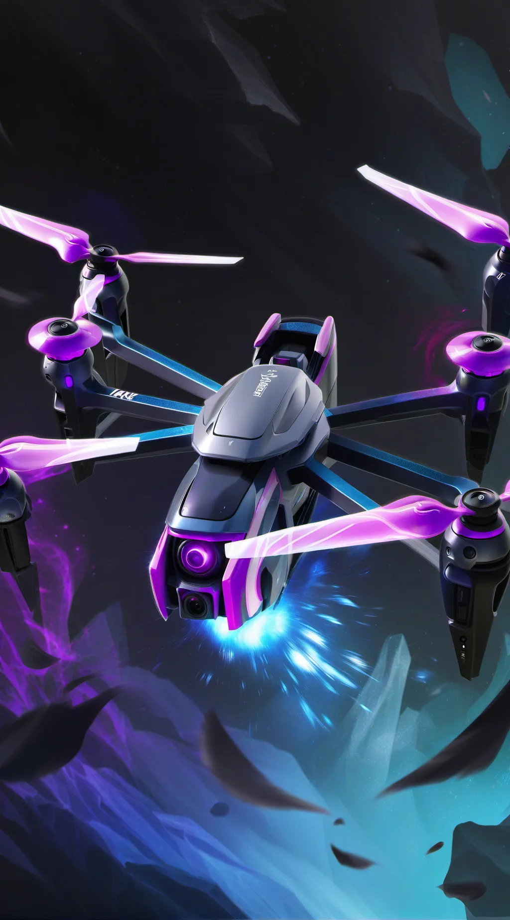 ai character: My Murderdrones oc background
