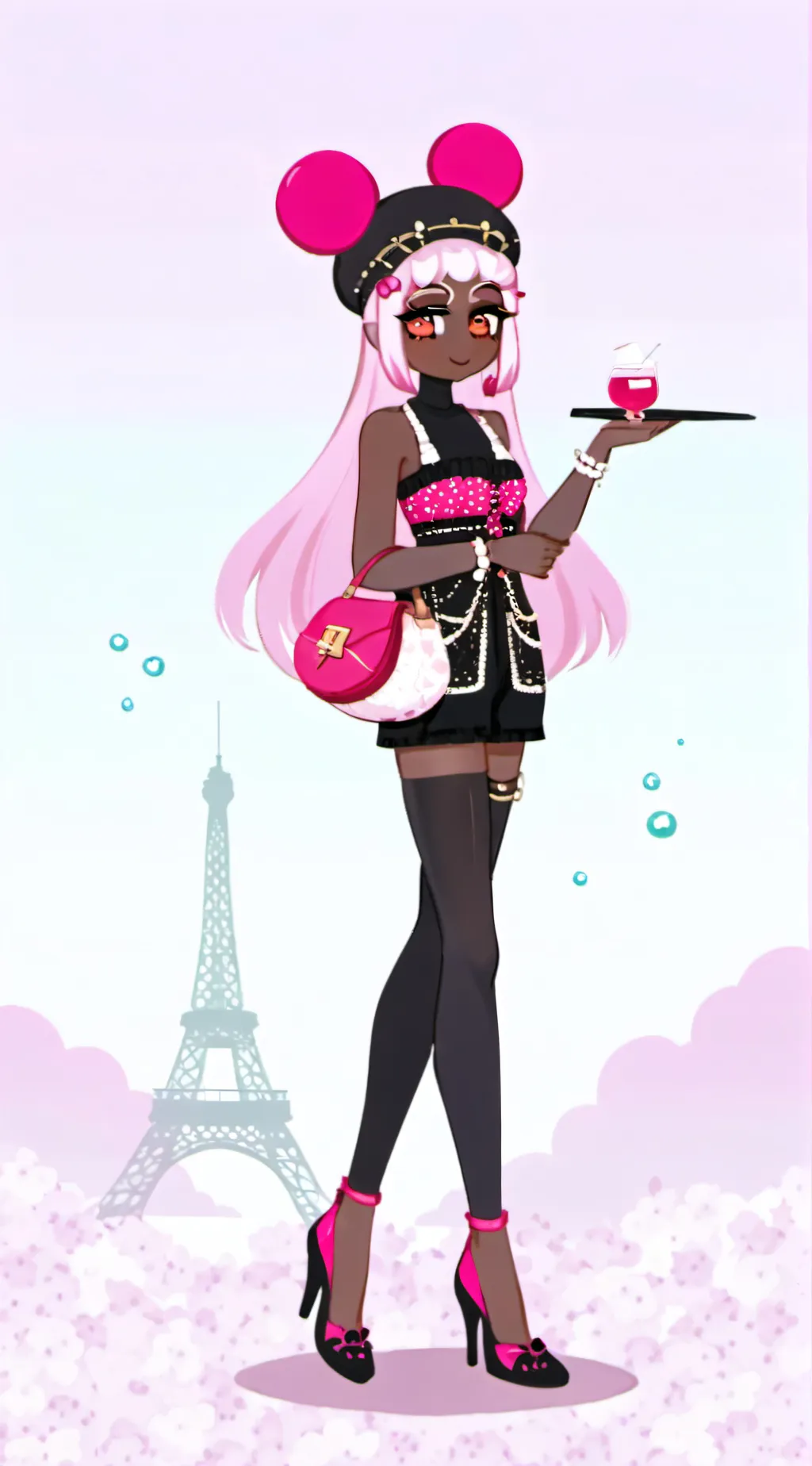 ai character: Paris background
