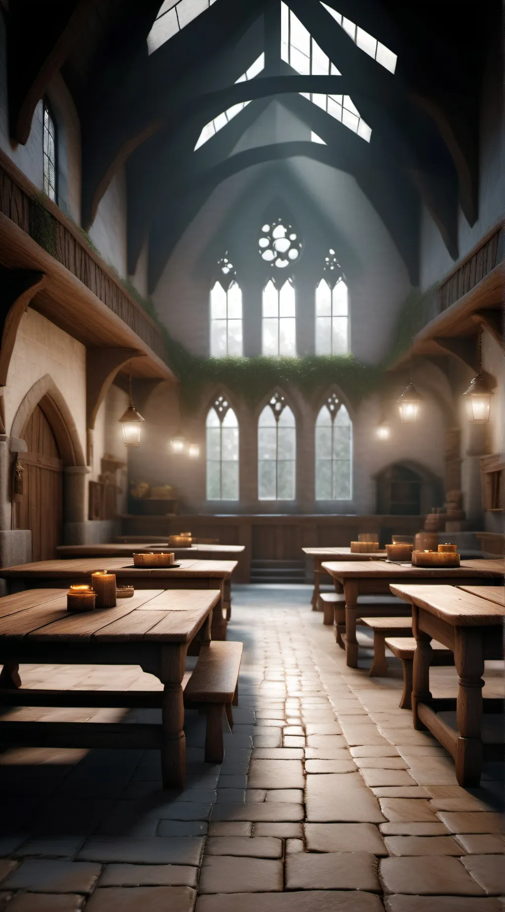 ai character: Hogwarts background