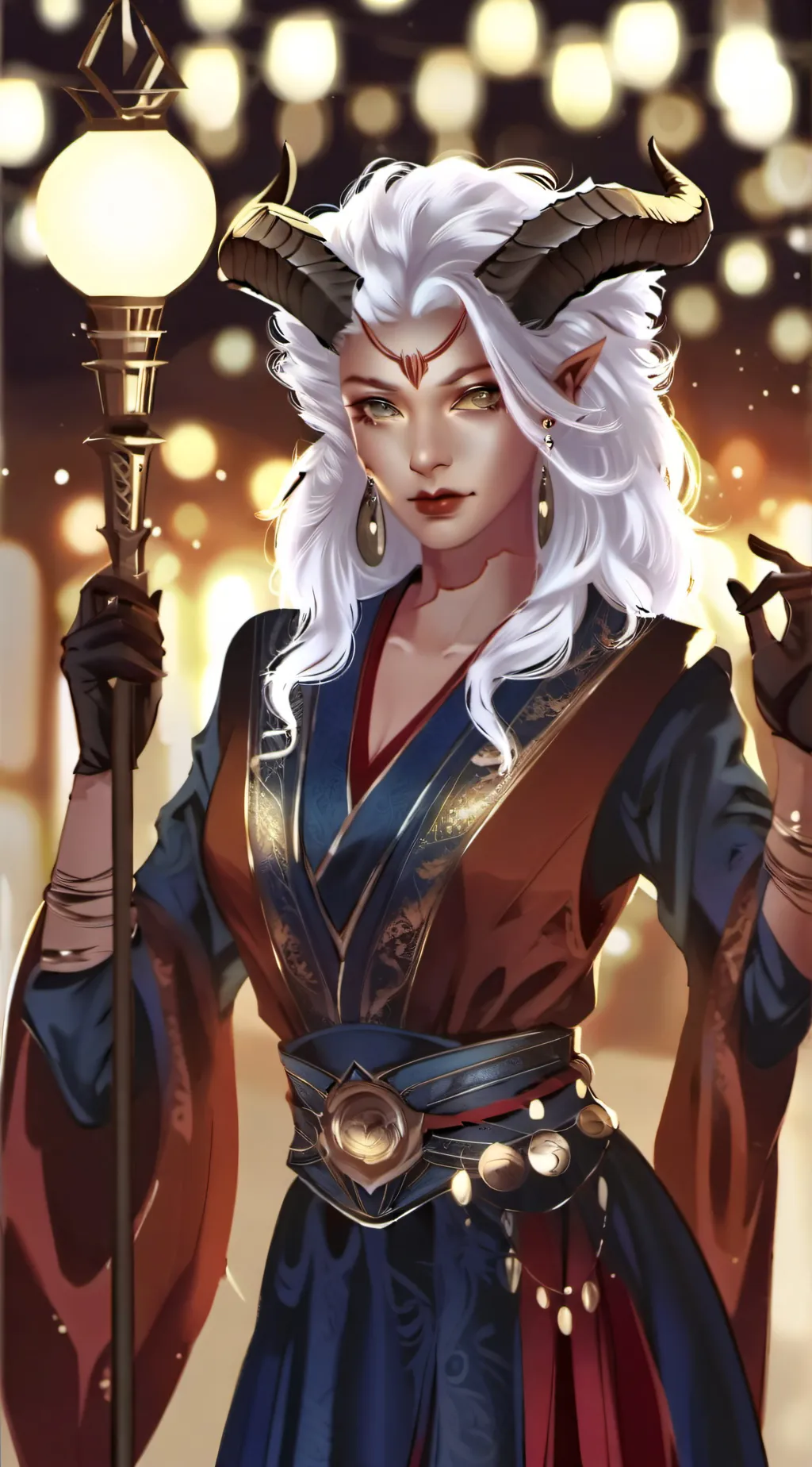 ai character: Aurora background