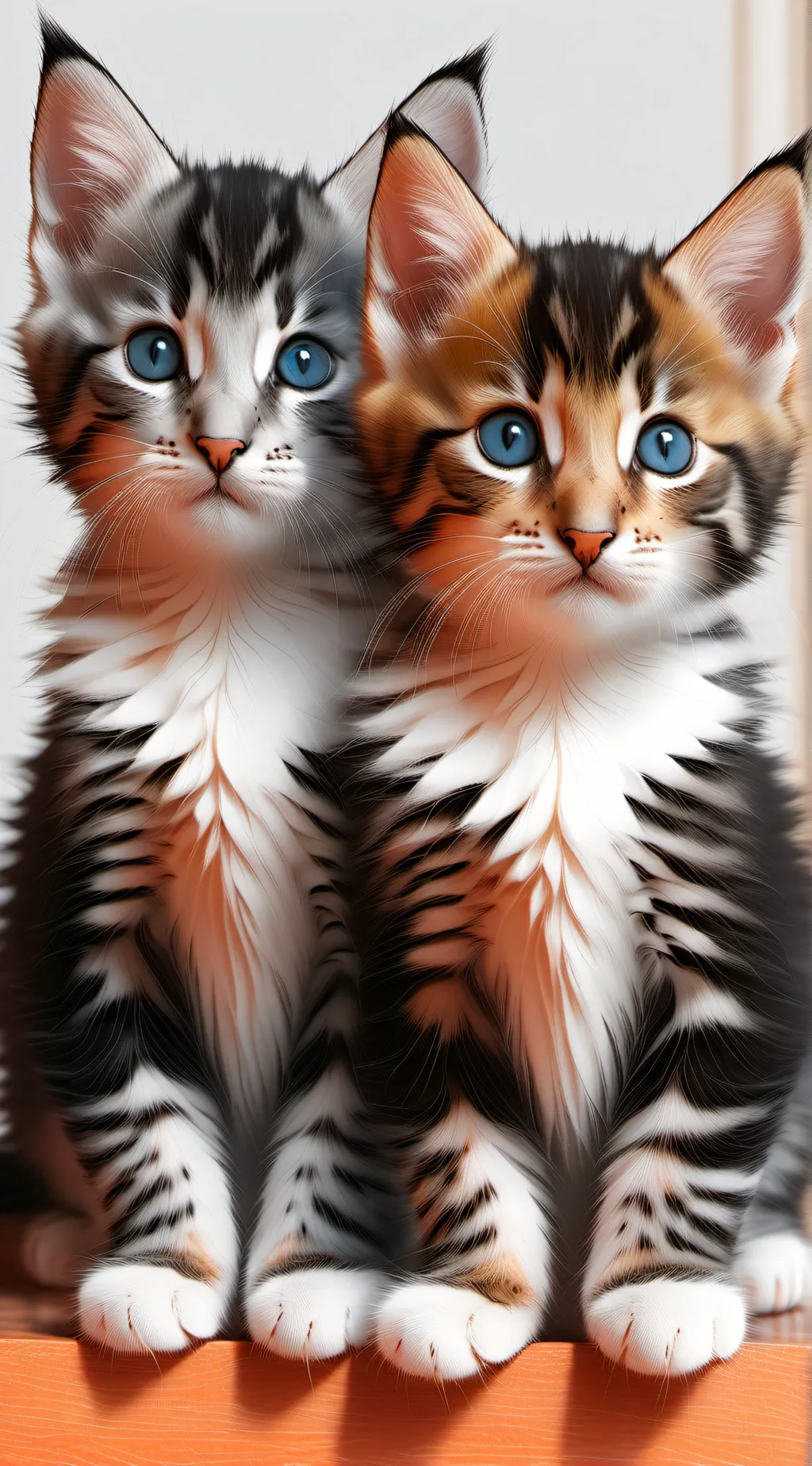 ai character: Kitten family  background