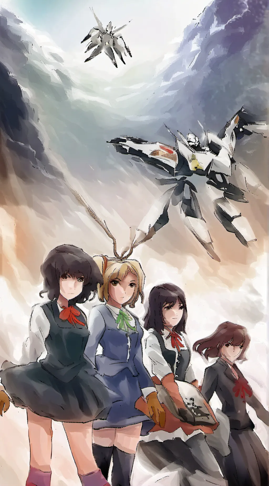ai character: LBX universe background