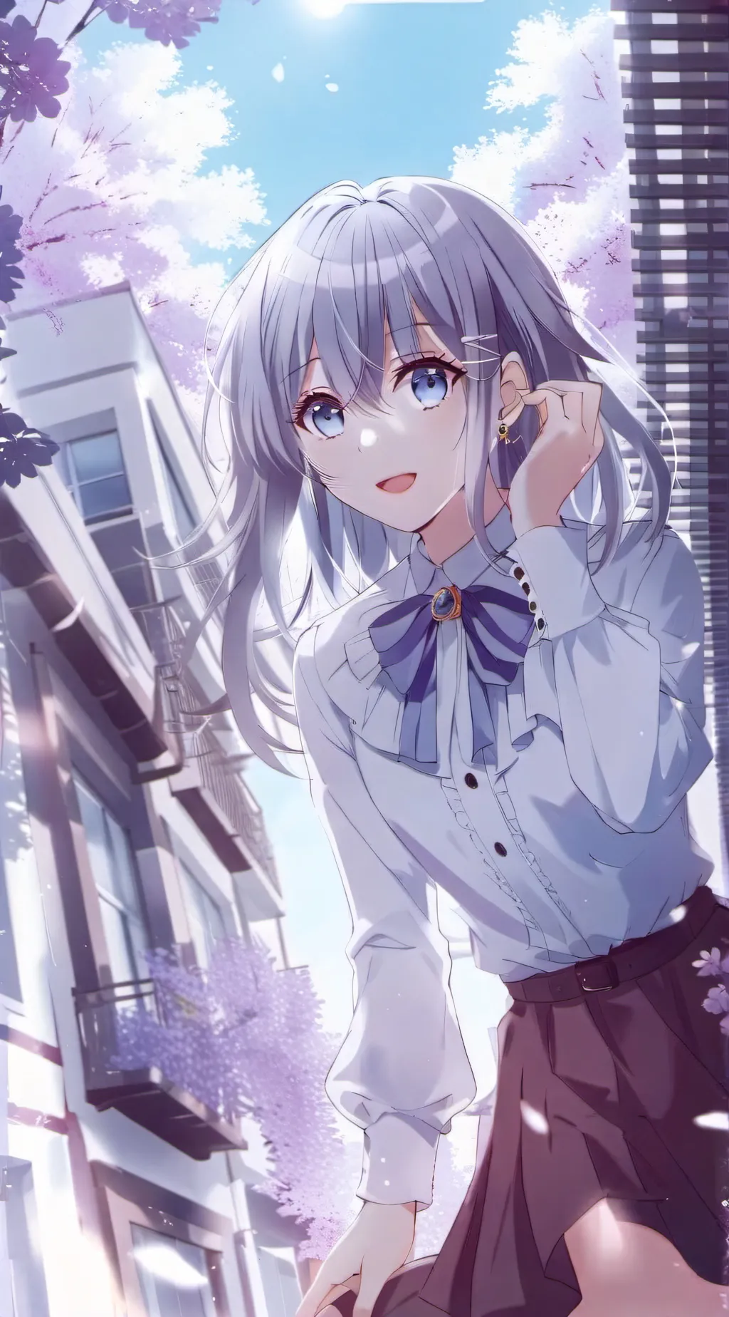 ai character: Alice 🤍 background
