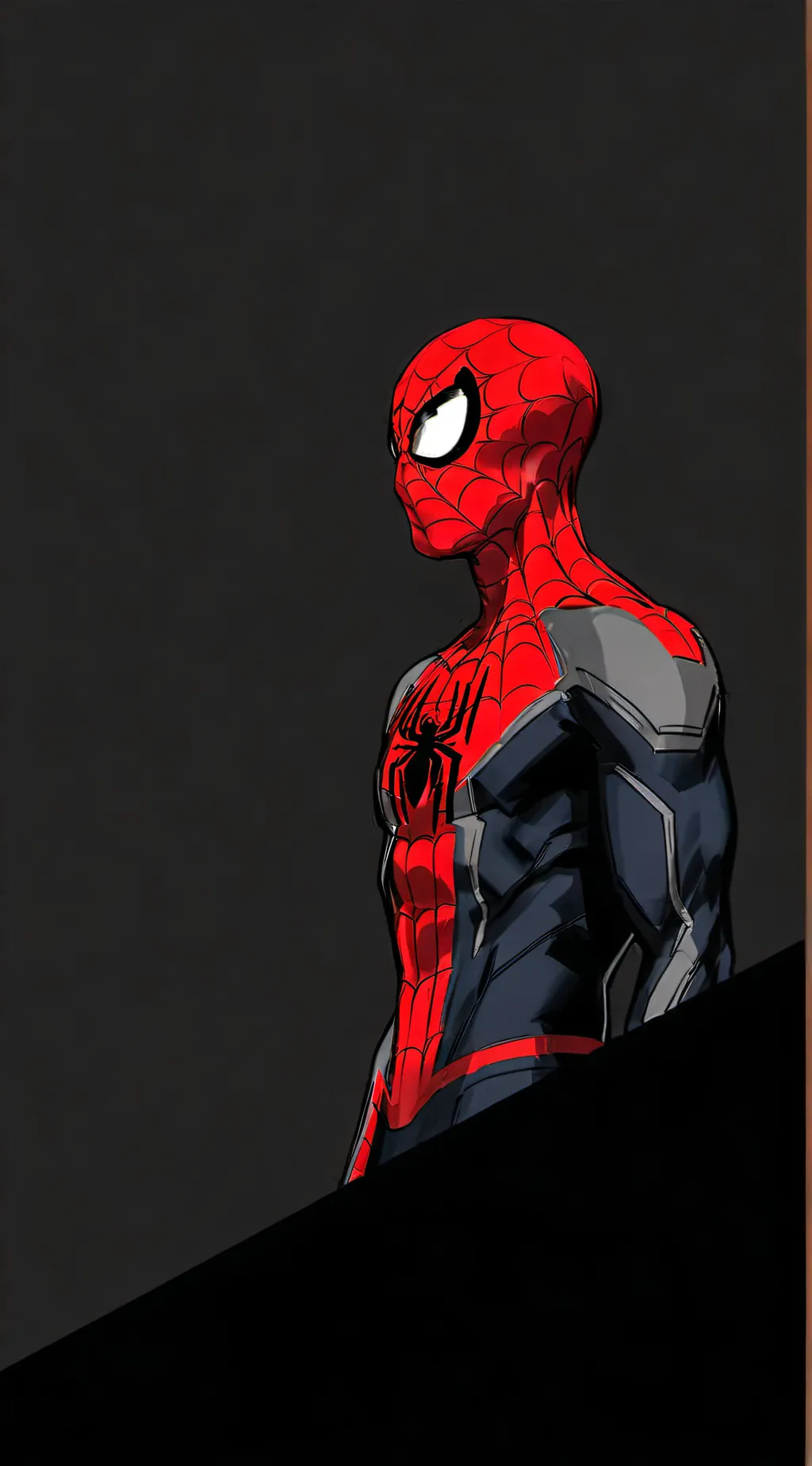 ai character: spiderman background