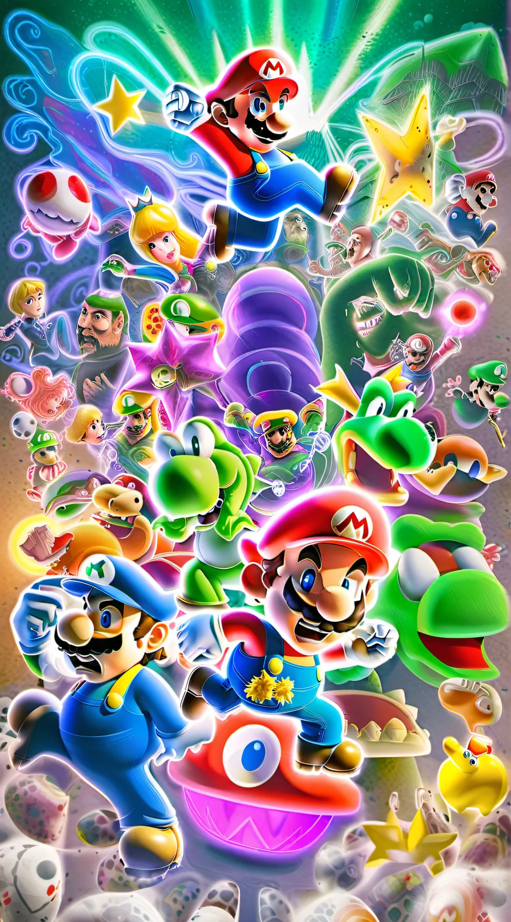 ai character: Mario Party 9 background