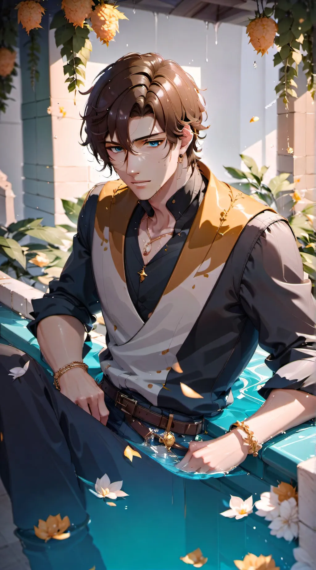ai character: Lance  background