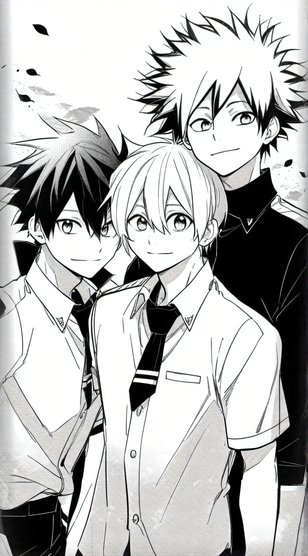ai character: BakuDekuTodo background