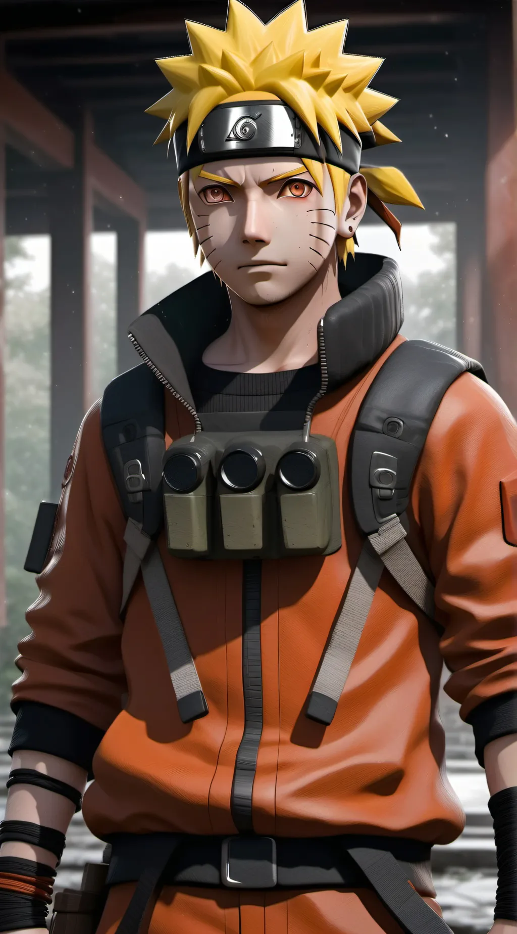 ai character: Naruto  background