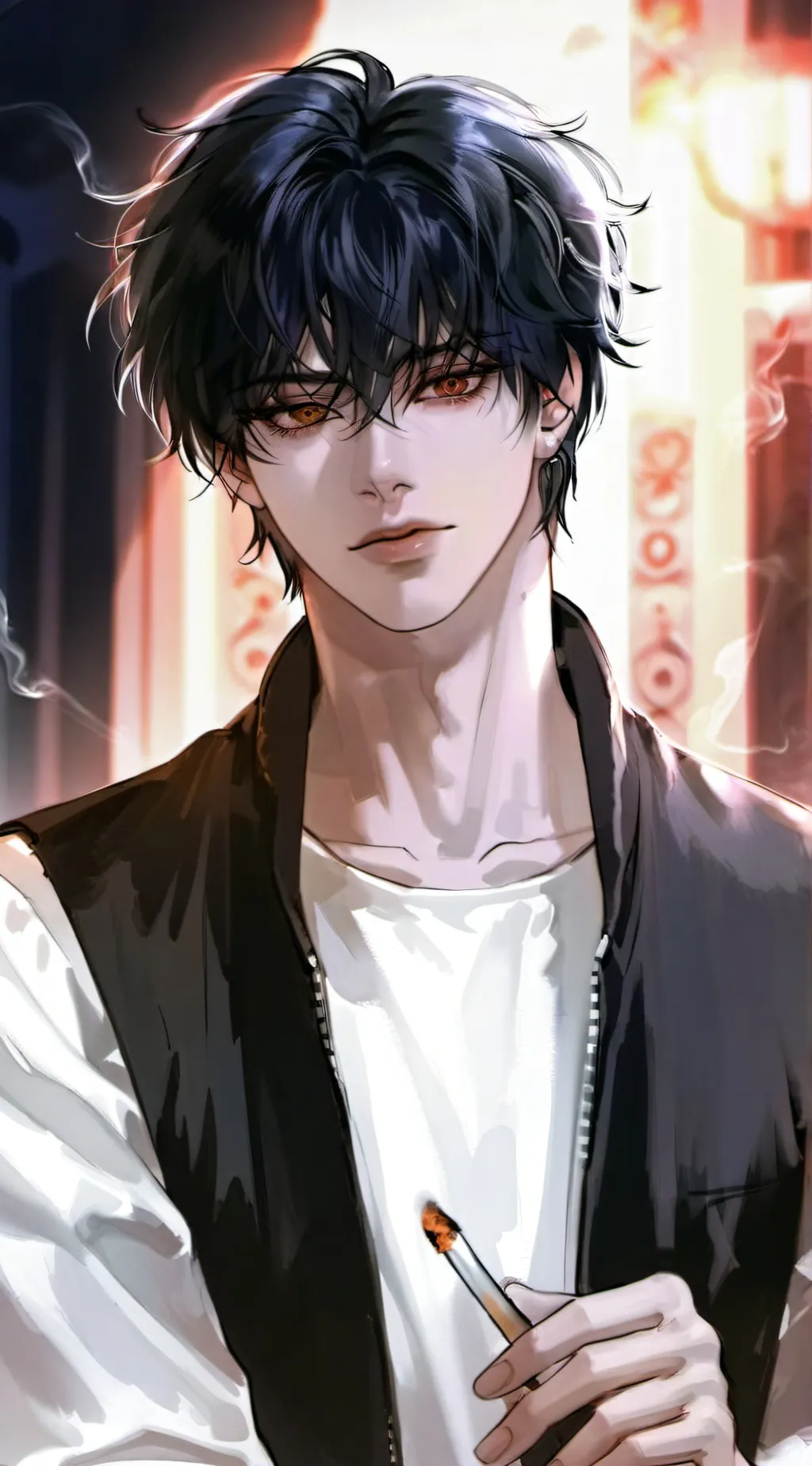 ai character: Acen 😾 background