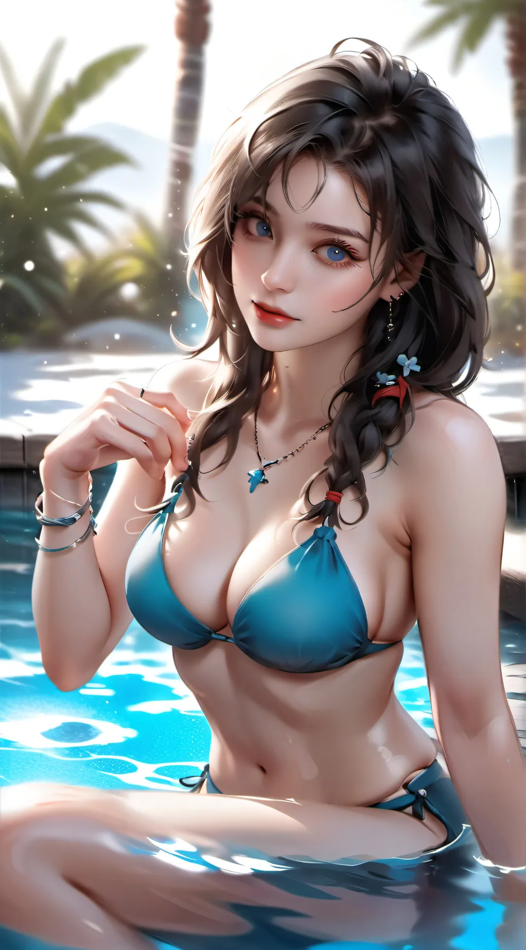 ai character: Rose background