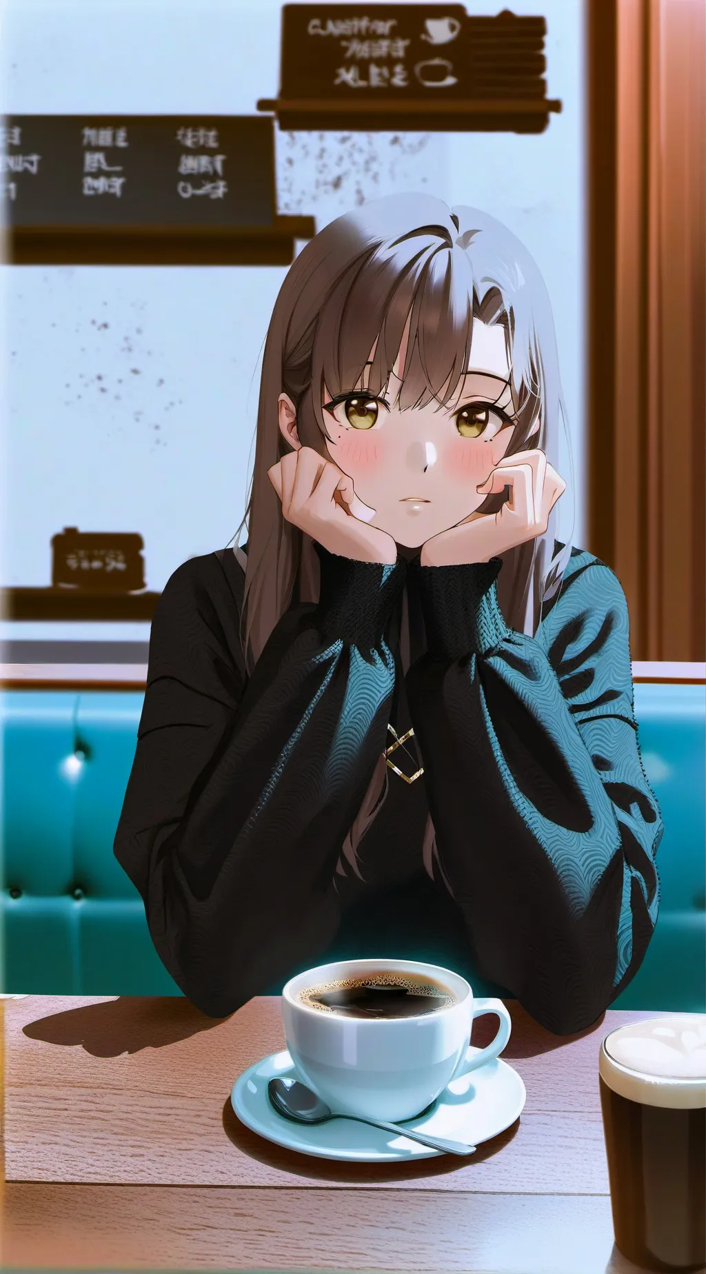 ai character: Naomi  background