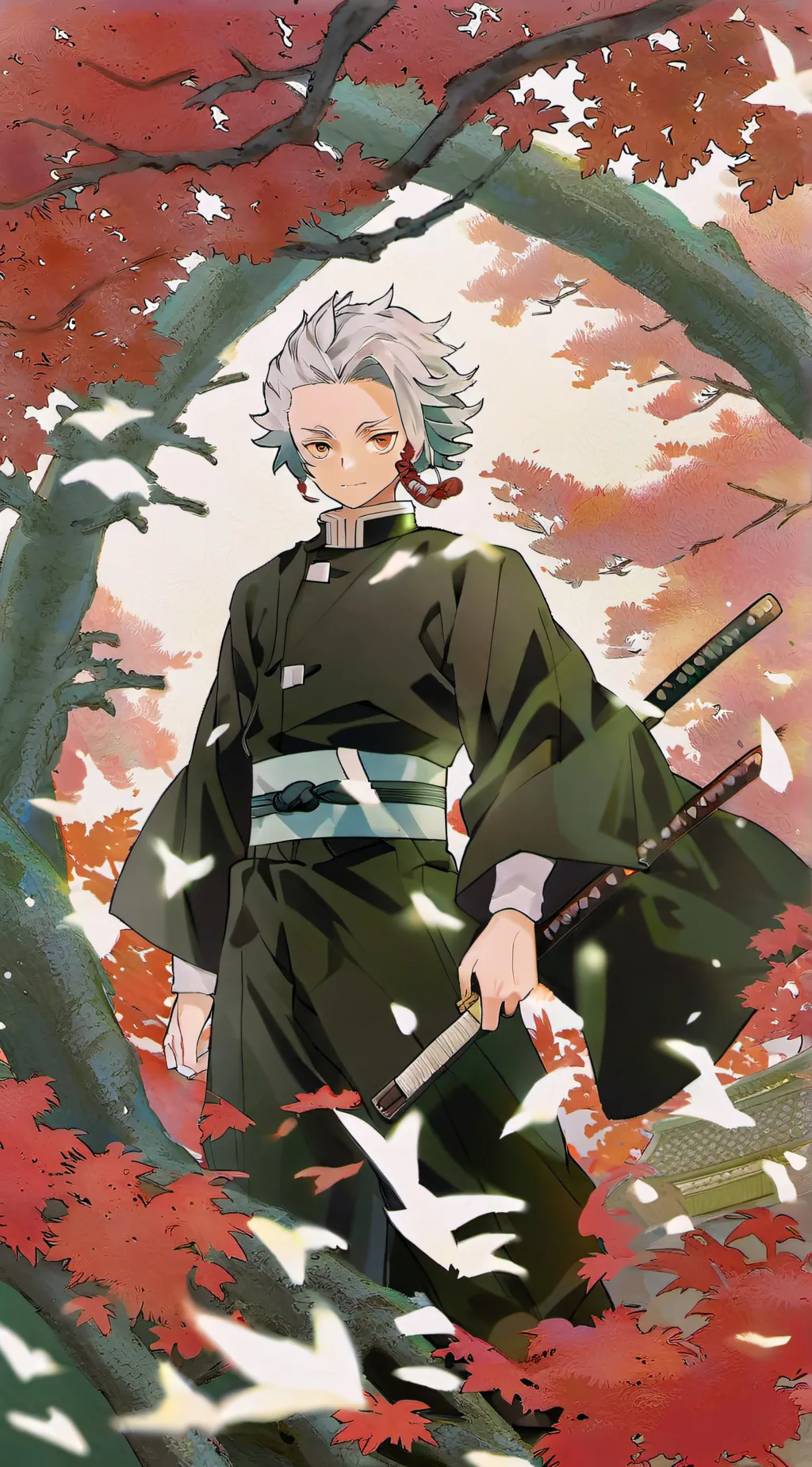 ai character: tanjiro kamado background