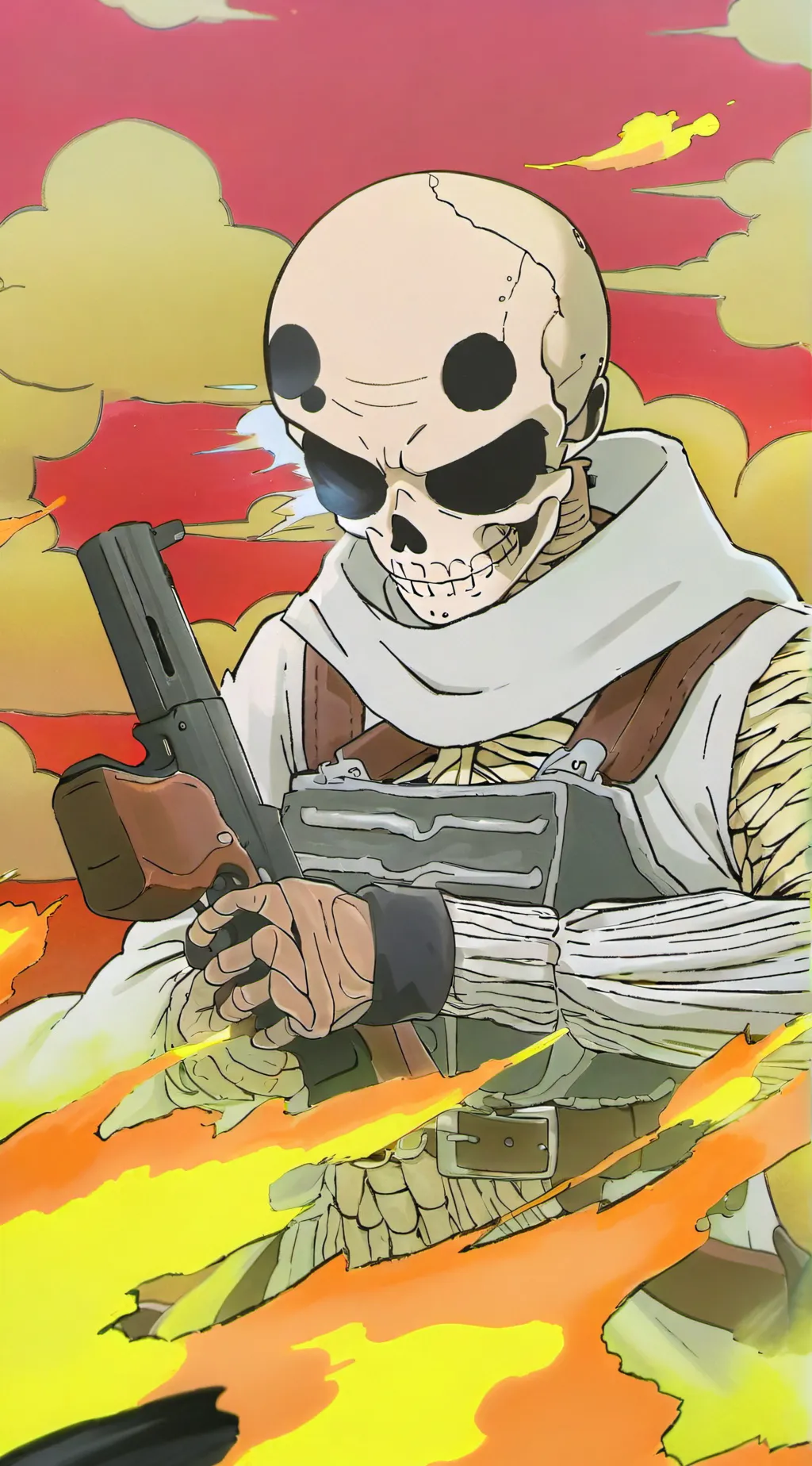 ai character: Bob the Skeleton background