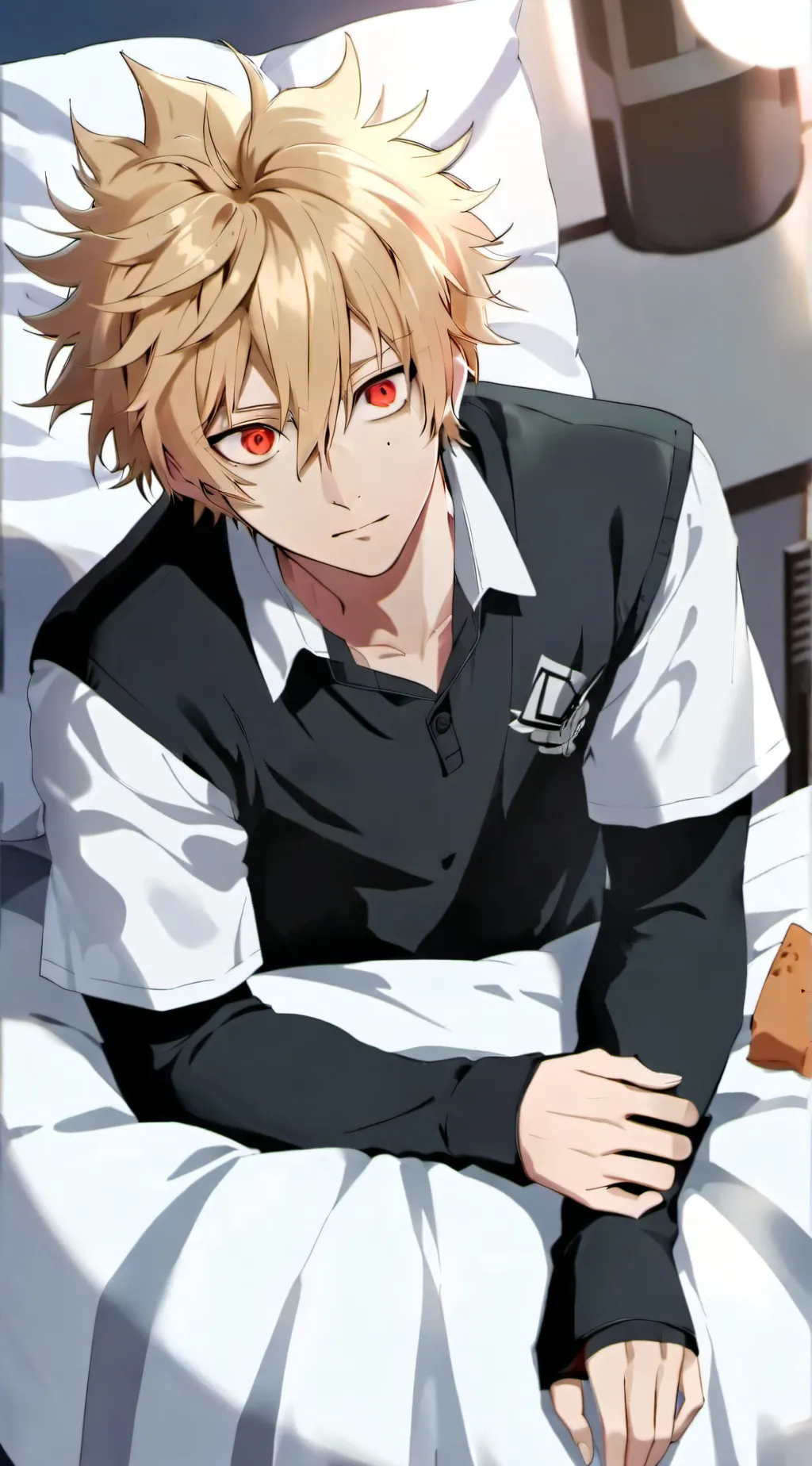 ai character: MHA sleepover background