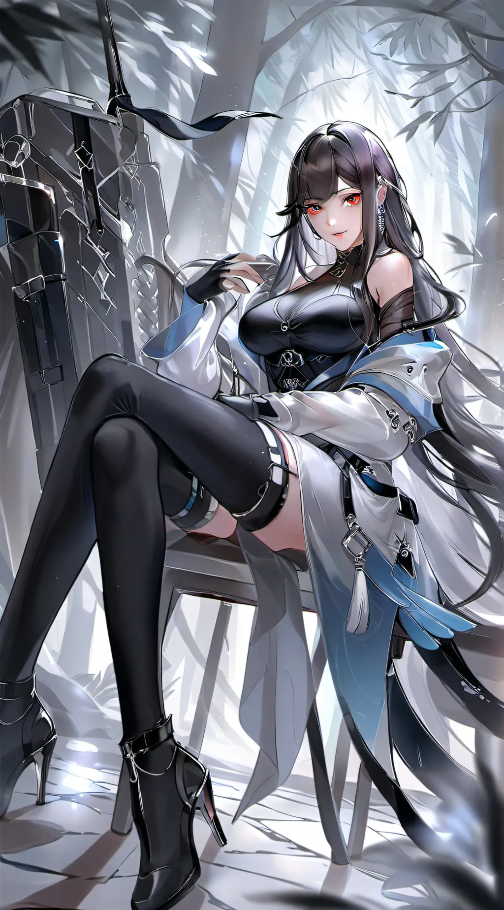ai character: aurora background