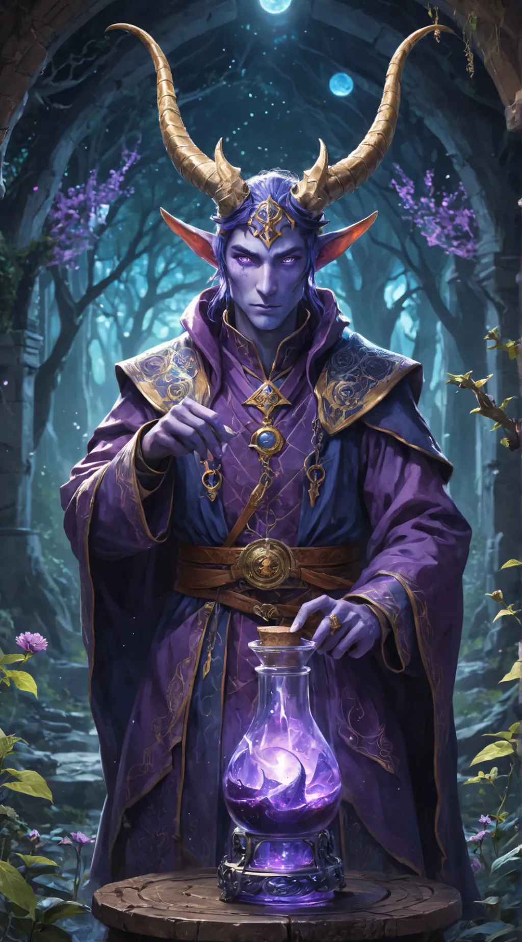 ai character: Pan background
