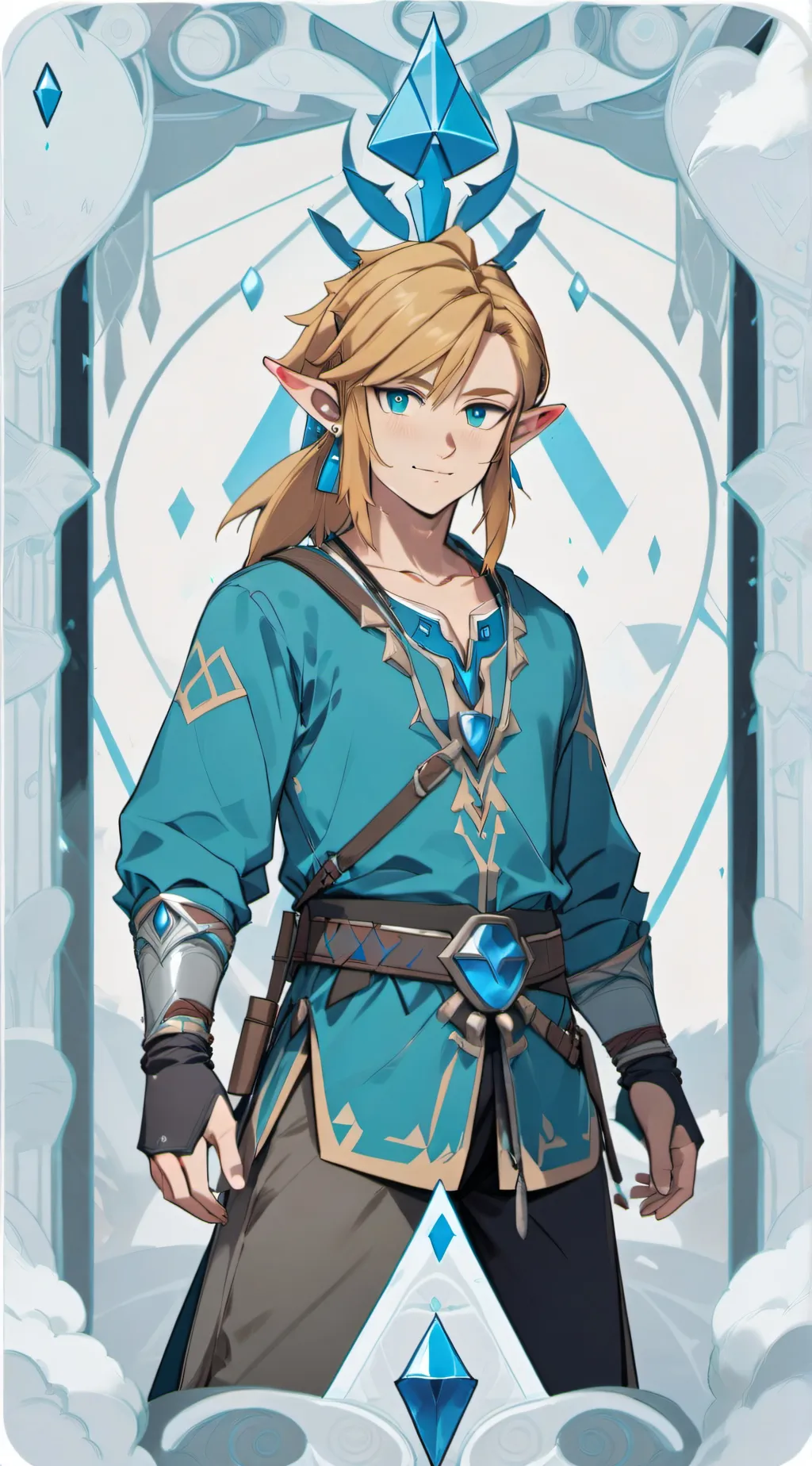 ai character: Link  background