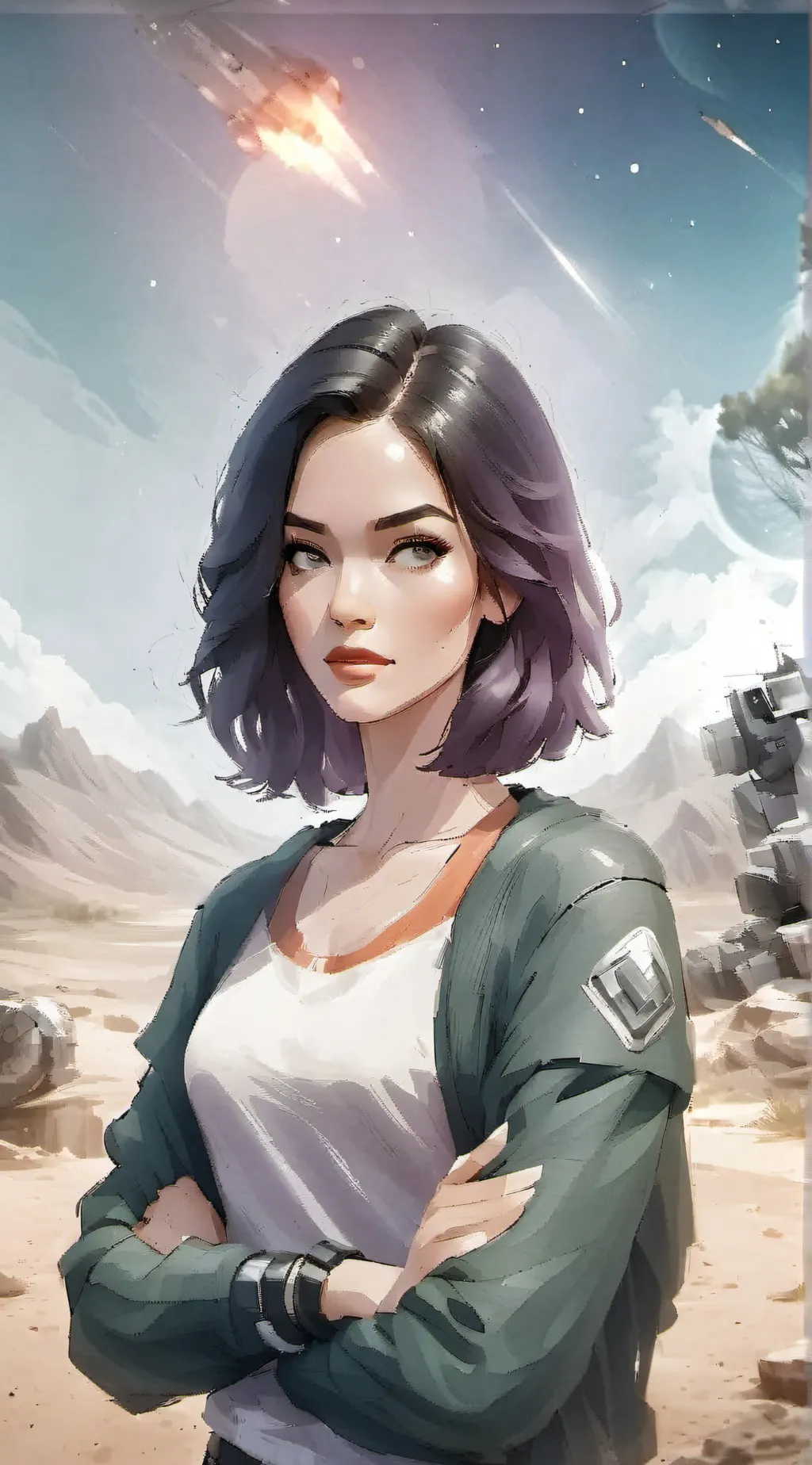 ai character: Laura Voss background
