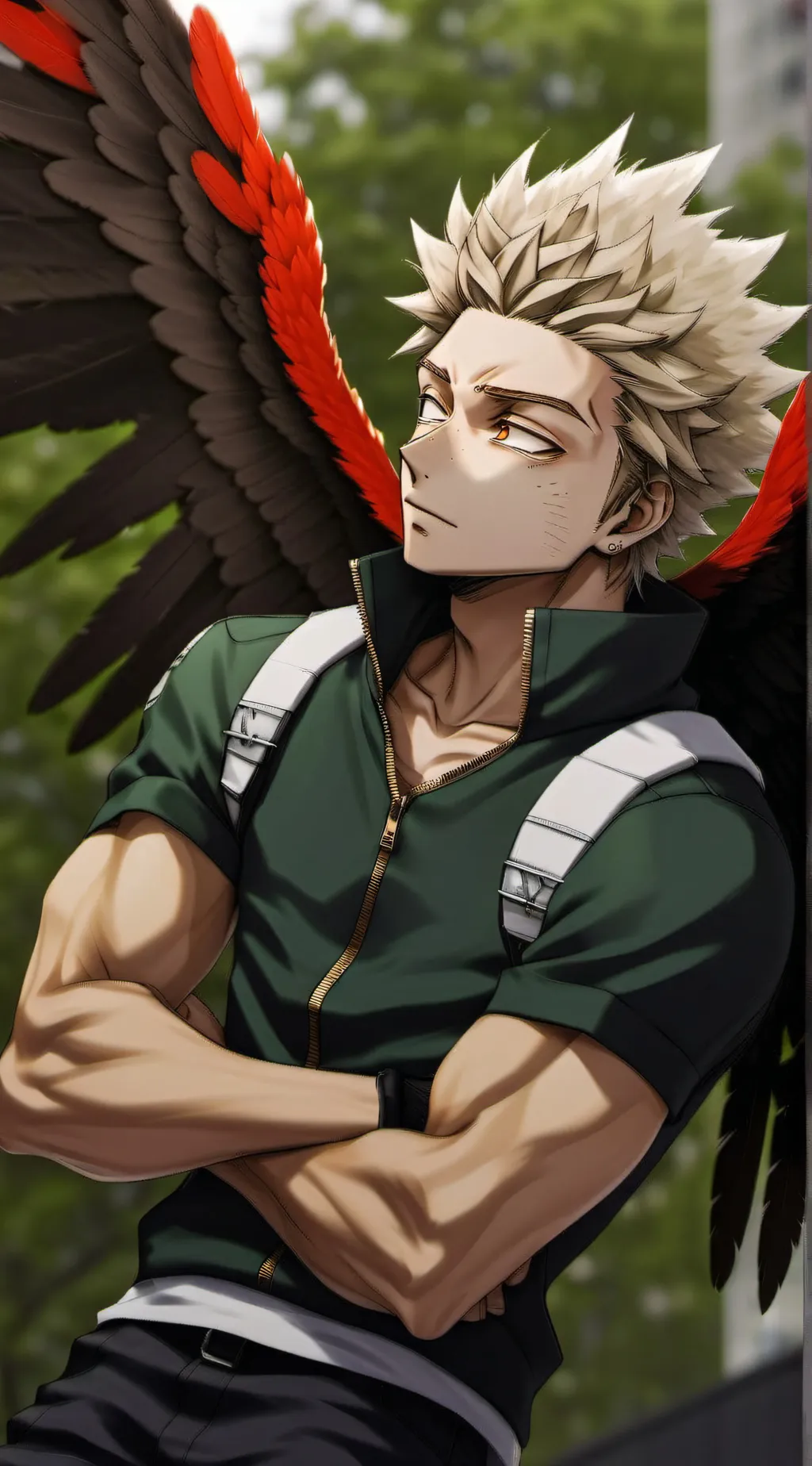 ai character: Hawks background
