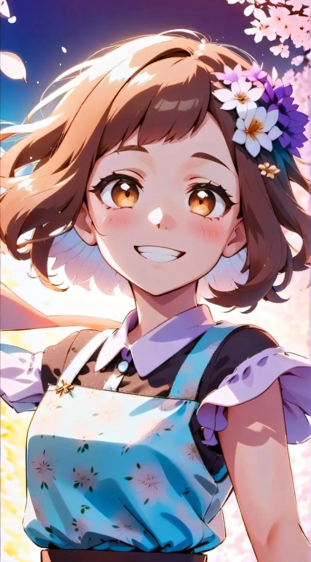 ai character: Ochako Uraraka  background