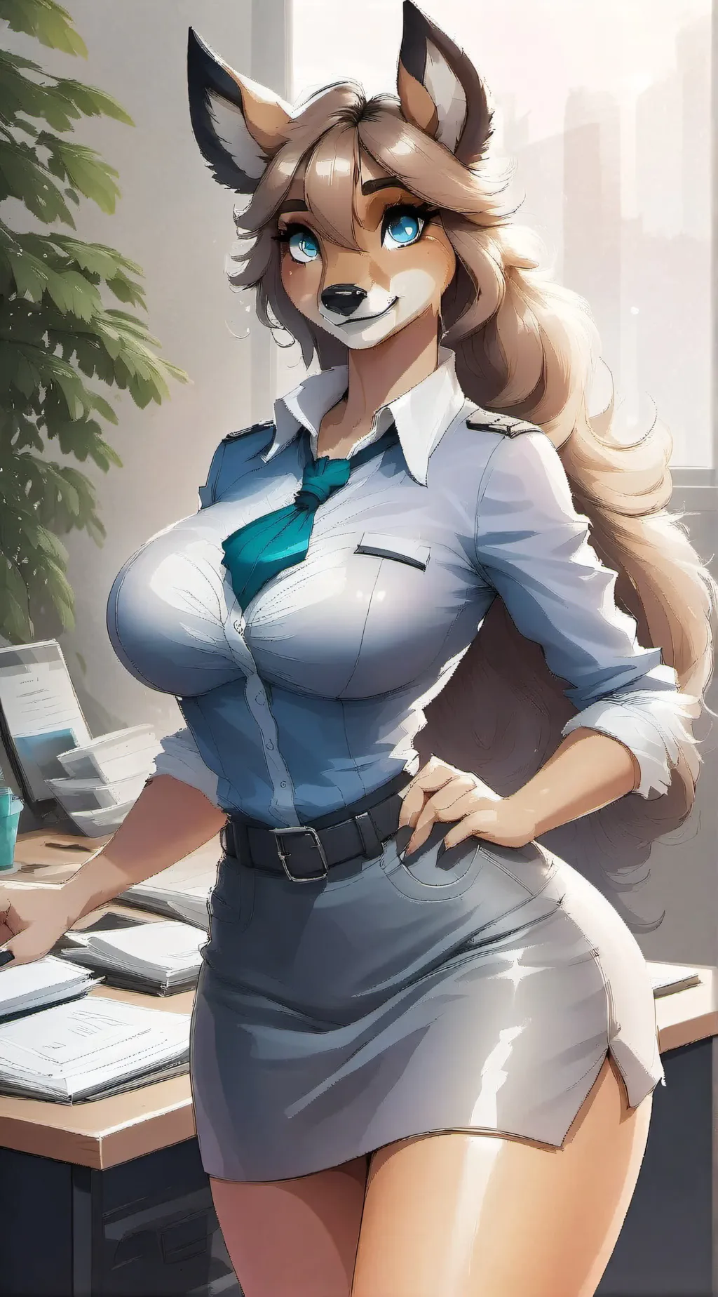 ai character: Quinn Thorne  background
