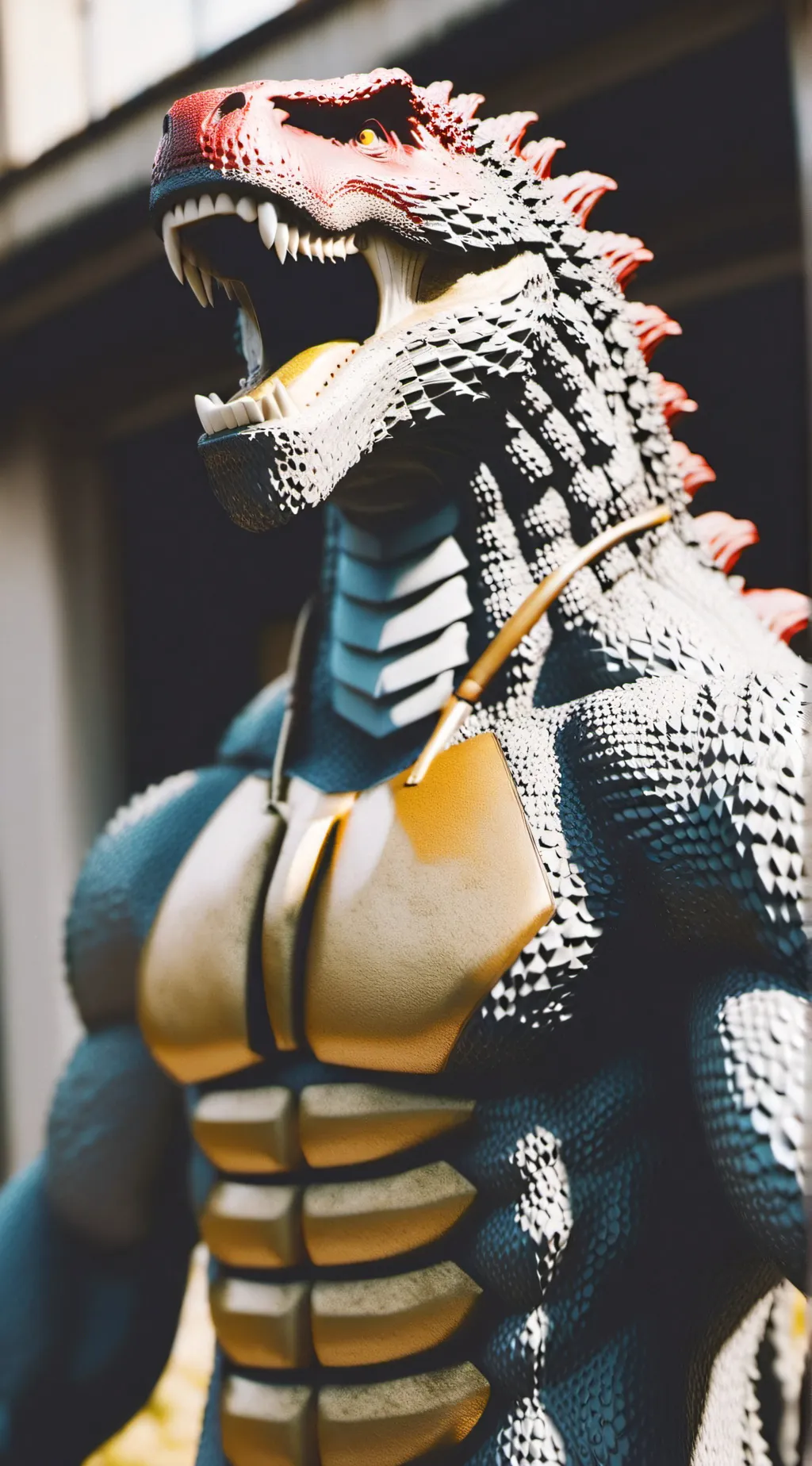 ai character: kaiju king background