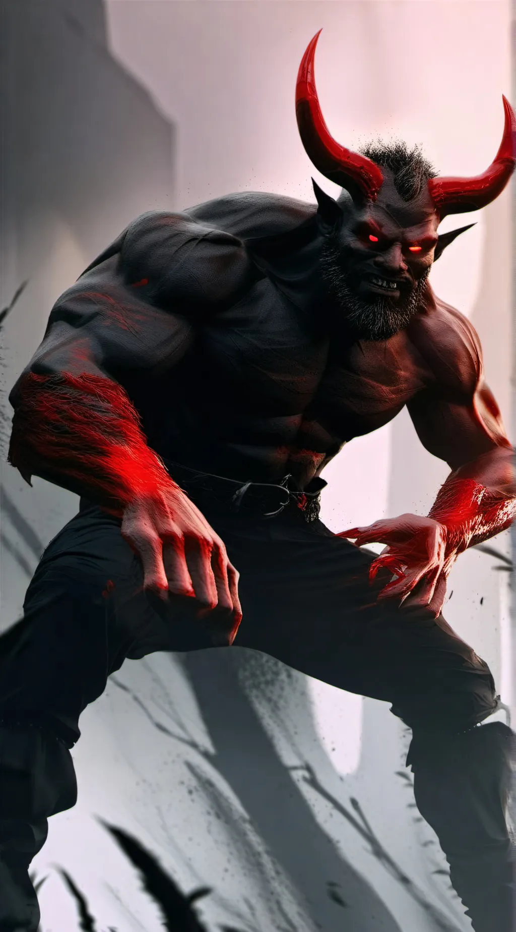 ai character: Demon background